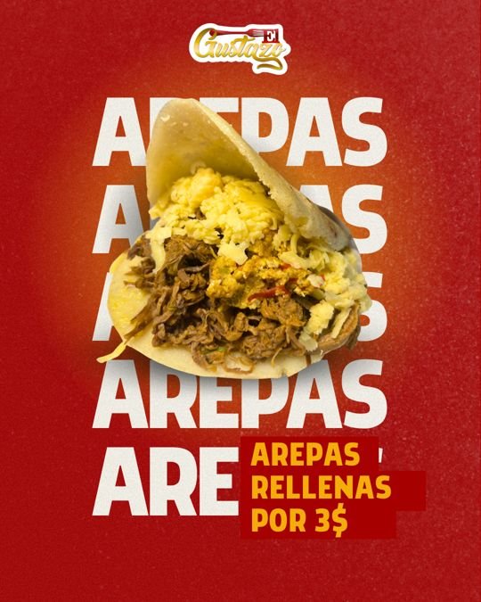 El Gustazo: arepas rellenas