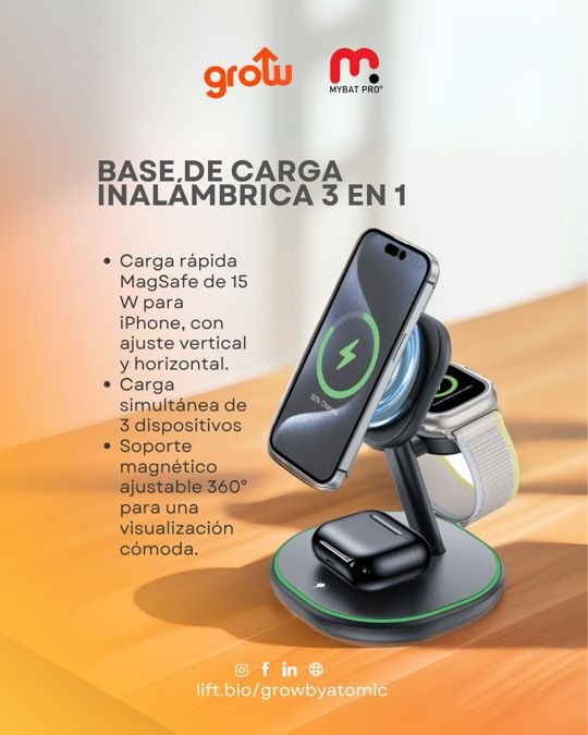 Grow: base de carga inalámbrica